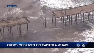 Rebuilding begins on Capitola Wharf