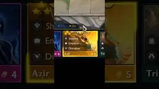 AZİR 3 STAR 1V9 #tft #shorts