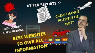 TOP Websites for Domestic & Int'l Regulations / Crew Change / Restrictions Travel Advisory #Mariners