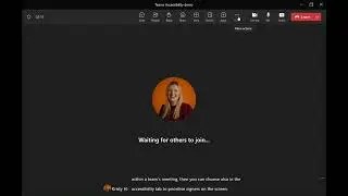 Microsoft Teams Meetings Accessibility