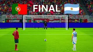 Argentina vs Portugal \ Messi vs Ronaldo \ Neymar vs Mbappe \ Penalty Shootout \ FINAL