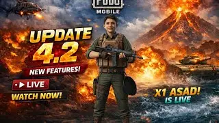 PUBG MOBILE 4.2 UPDATE LIVE 🔥 | New Features, Gameplay & Fun 🎯