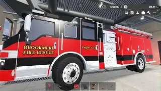 Greenville Roblox new fire truck design for Brookmiere Fire