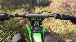 Sketchy Trail vs. Kawasaki 250 Alligators, snakes, water hazards ￼