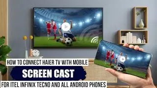 Haier Smart/Android Led Tv Screencast || Screen Mirroring on haier led tv #cast #haier #smarttv