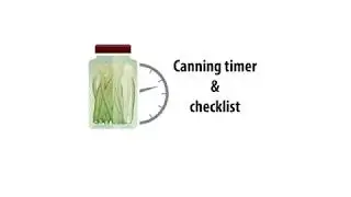 Canning Timer and Checklist App