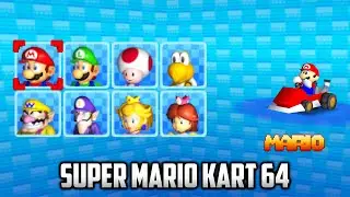 ⭐ Super Mario 64 PC Port - Super Mario Kart 64