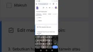 TugasUAS Matakuliah Ilmukomputer STIK tahun 2024 Tutorial membuat soal di google form