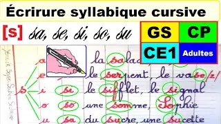 Cahier d’écriture : écrire les mots avec s, son /s/ou /z/ - gs cp ce1 ce2 #24