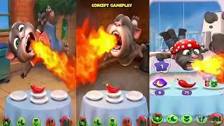 Talking Tom 2016 vs 2026 Copy My Talking Tom 2 Moves! Ai Concept Gameplay