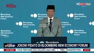 Jokowi Pidato di Bloomberg Economy Forum: Bicara Infrastruktur Hingga AI #beritasatu