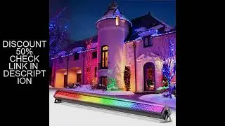 U'King 252 LED RGB Wall Wash Light DMX Control Bar Stage Light Indoor Color Wall Light for DJ Concer