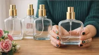 Trash to Treasure: DIY Decor Using Perfume Bottle! Diy Old Perfume Bottle Craft | Reuse Ideas