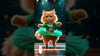 Cha Cha Cat Dance Party 😺💃  Lovely Cat Vibes #shorts