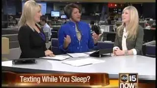 Does stress cause sleep texting?