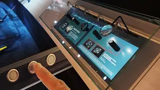The world&rsquo;s longest magnifying showcase: Ulysse Nardin and its interactive display.