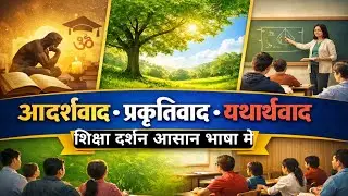 Philosophy Made Simple: Idealism, Naturalism & Realism Explained in Hindi