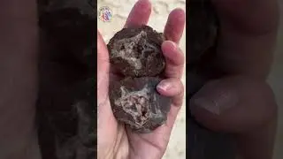 Difference between a thunder egg, and a geode ￼#geology ￼#geode #shorts #thunderegg￼