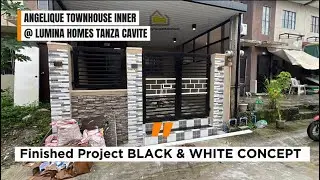 ANGELIQUE TOWNHOUSE INNER UNIT, Finished Project, BLACK AND WHITE CONCEPT