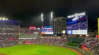 Tomahawk chop World Series Game 3 Atlanta Braves vs Houston Astros 10/29/21