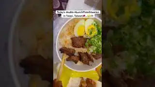 Today&rsquo;s Double #LunchPlateSituation Courtesyof #Taiwan#UberEats&Local Fav.#Chinesefood Mamyangichaza