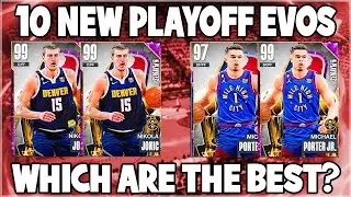 10 NEW PLAYOFF EVO CARDS IN NBA 2K23 MYTEAM! WHICH EVO IS THE BEST?