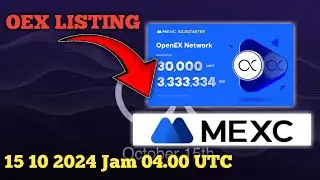 UPDATE OPENEX,, OEX LISTING MEXC ‼️ #airdrop #openex #satoshimining