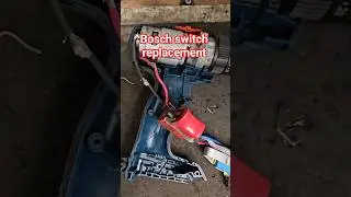 Bosch Drill Switch replacement #powertoolrepair #repair #bosch #timelapserepair