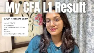 CFA Level 1 Results are out !!!! 