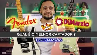 Agora a cobra vai fumar Fender vs DiMarzio qual melhor captador 🔥