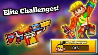 How to complete all 5 summer elite challenges in Pixelgun3d!