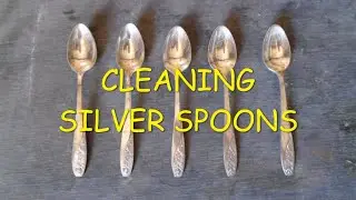 Cleaning Silver Spoons #electrolysis