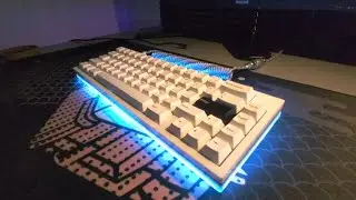 Custom 65% Acrylic Keyboard byombrewok w/ Gateron Black KS-3X47 Typing Test