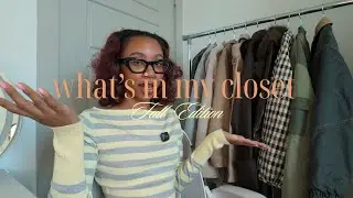 WHAT'S IN MY CLOSET FOR FALL | fall staples, Zara, H&M, TJ Maxx, Outlet finds 🍂🧥