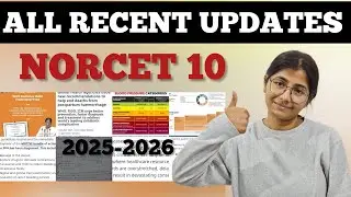 Важные последние обновления для NORCET #norcet #aiims