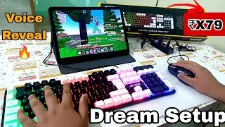 Best RGB Gaming Keyboard And Mouse Set Under ₹700 😱🔥 || Unboxing And Gaming 