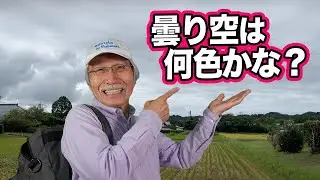 [Eng sub] What color is the cloudy sky? / Watercolor sketches by Grandpa Sensei