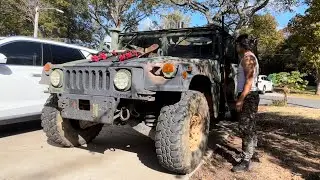 I remove armor to install humvee hood bumper, magic help to get hood bumper