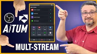 Aitum MultiStream: Como Fazer MULTISTREAM Horizontal e Vertical no OBS STUDIO