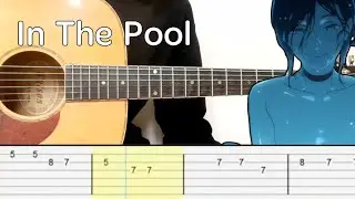 Chainsaw Man - In The Pool (Easy Guitar Tabs Tutorial) The Movie: Reze Arc
