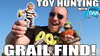 TOY HUNTING with Pixel Dan | TMNT Figure Haul with SCRATCH THE CAT!