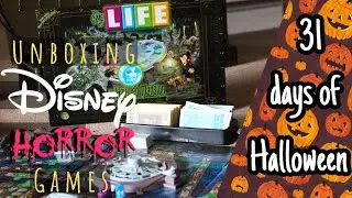 Halloween Disney Board Games UNBOXING!! || 31 Days of Halloween -- Day 30