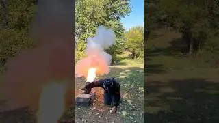 Live Mortar Fire: 24 pound Coehorn mortar used by both Union and Confederate forces #cannonfire