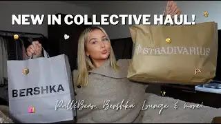 NEW IN COLLECTIVE HAUL! Pull&Bear, Stradivarius, Bershka, Lounge & more! 🤍✨