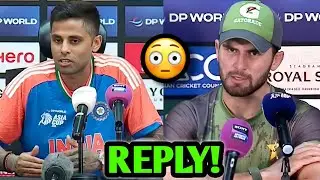 Shaheen Afridi REPLY to Suryakumar Yadav! 😳| India Vs Pakistan Asia Cup 2025 Cricket News Facts