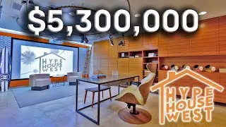 INSIDE A CONTENT CREATORS DREAM HOME! | LOS ANGELES LUXURY MANSION TOUR | HYPE HOUSE WEST