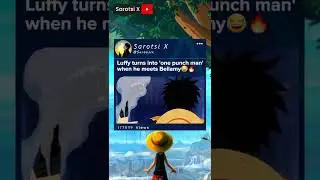 Luffy turns into 'one punch man' when he meets Bellamy #Luffy #Bellamy #Onepiece