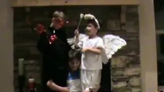 Rex and the Shoulder Angel vs. Shoulder Devil