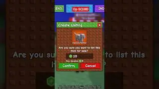 my Level 100 RUBY SQUID making me richer #growagarden #shorts #overgrid