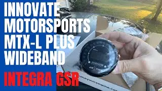 Innovate Motorsports MTX Series wideband review, Integra wideband. Wideband install B18c1